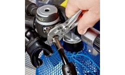 Santechninės replės-raktas KNIPEX su fiksavimu - L150mm