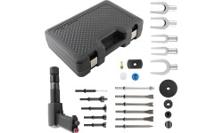 Pneumatinis plaktukas su traukių ir šarnyrų nuėmėjų rinkiniu 25vnt.