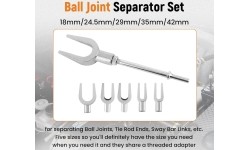 Air hammer with ball joint seperator set 25pcs
