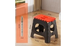 Foldable stool 210x320x325mm (plastic) 150kg