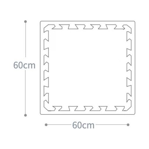 Kilimėlių EVA rink. dirbtuvėms/įrankių spintelėms 600x600x10mm 6vnt.