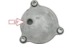 Pump for pneumatic-hydraulic jack T22035