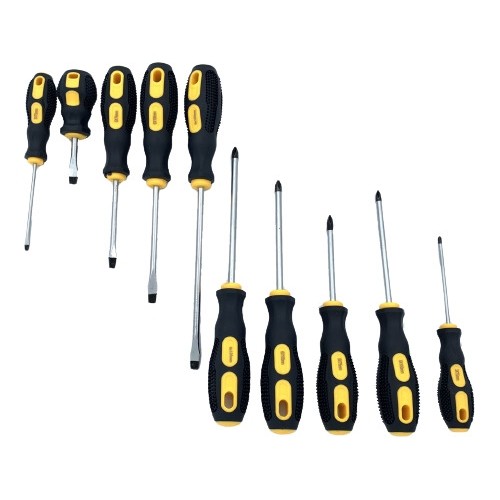 Screwdriver set 10pcs, (FL./PH)