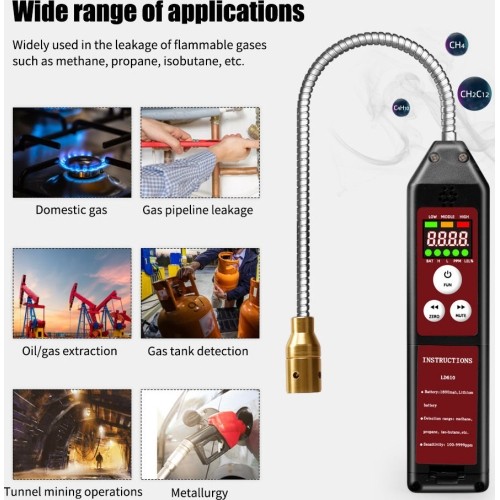 Combustible gas leak detector