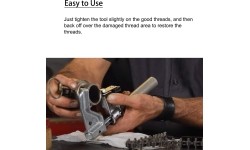 Universalus išorinio sriegio taisymo įrankis Ø35-130mm