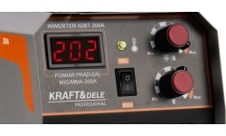 Inverterinis suvirinimo aparatas FLUX MIG/MMA 200A  