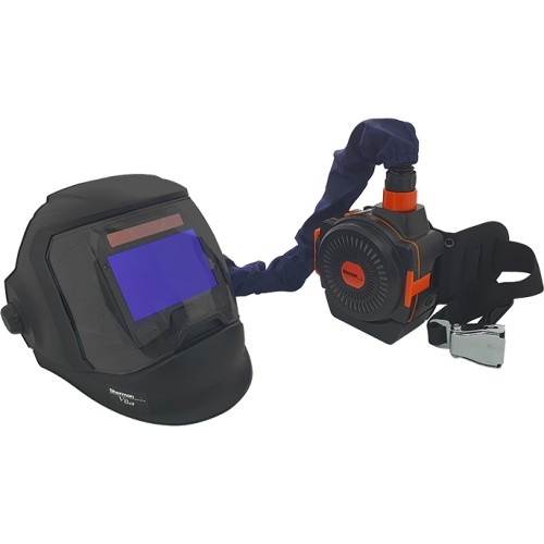 Sherman-profi V8a self-darkening visor with PAPR air supply system