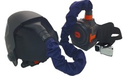 Sherman-profi V8a self-darkening visor with PAPR air supply system