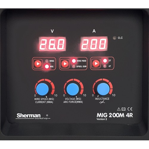 Inverter welder Sherman MIG 200M 4R