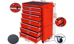 Tool trolley 7 drawers