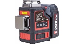 Akumuliatorinis lazerinis nivelyras  360°x3D 12 linijų (žalias) WORCRAFT 20V 2.0Ah LI-ION (XCUBE dėžė)