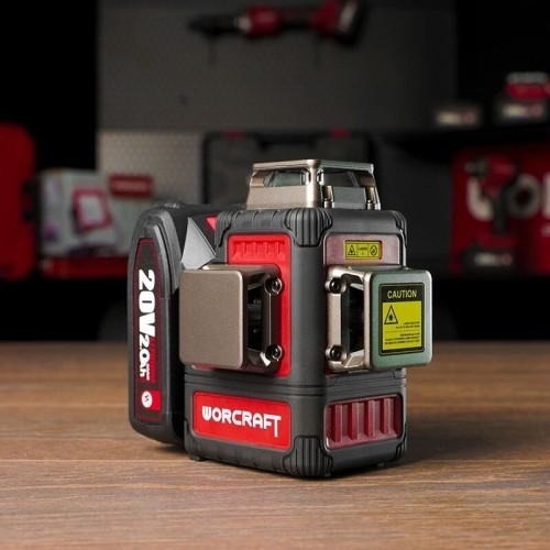 LI-ON Cross laser level 3x3D with green beam set XCUBE box
