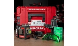 LI-ON Cross laser level 3x3D with green beam set XCUBE box