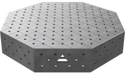 Octagonal welding table OCT 600x600 mm - 1000x1000mm