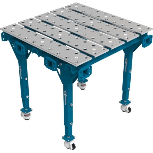 Modular single welding table 1000 × 1000 mm - 1000x1000mm