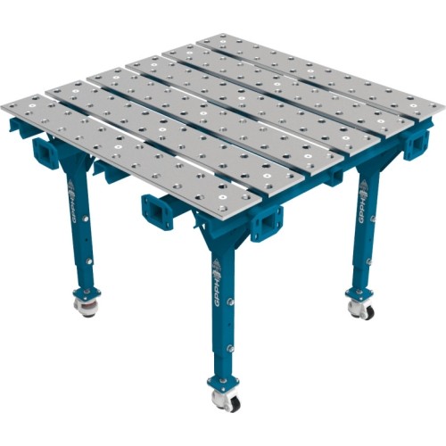 Modular single welding table 1000 × 1000 mm - 1200x1200mm