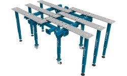 Modular single folding welding table 1770 × 1000 mm - 2170x1200mm
