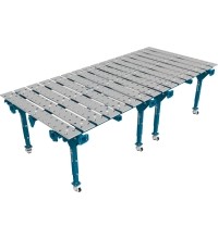 Modular Double Welding Table 2000×1000 mm - 3200x1500mm