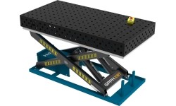 Suvirinimo stalas PLUS 1500 × 1000 mm su hidrauline kėlimo sistema - 2000x1000mm