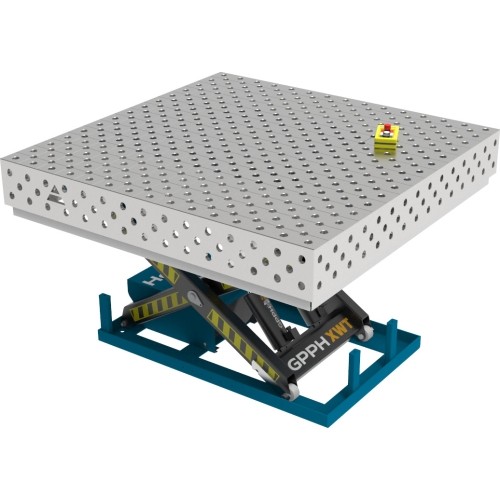 PLUS INOX Welding Table 1500×1000 mm with Hydraulic Lift System - 1500x1480mm