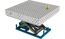 PLUS INOX suvirinimo stalas 1500×1000 mm su hidrauline pakėlimo sistema - 1500x1480mm