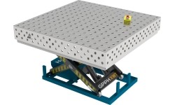 PRO INOX Welding Table 1500×1000 mm with Hydraulic Lift System - 1500x1480mm