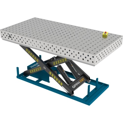 PRO INOX suvirinimo stalas 1500×1000 mm su hidrauline pakėlimo sistema - 2400x1200mm