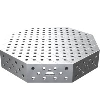 Octagonal welding table OCT INOX 1000×1000 mm - 1000x1000mm