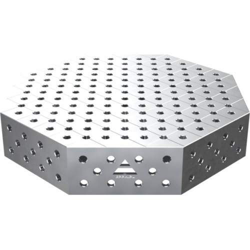 Octagonal welding table OCT INOX 1000×1000 mm - 1000x1000mm