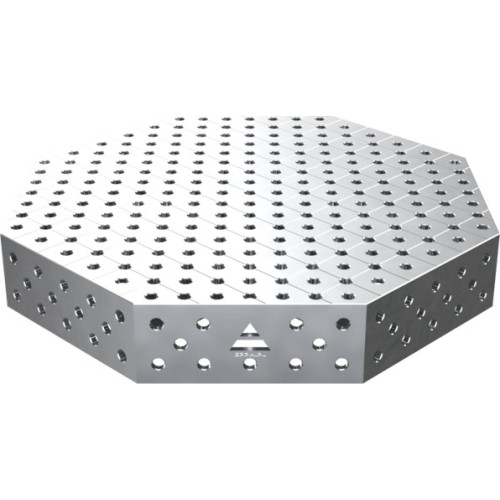 Octagonal welding table OCT INOX 1000×1000 mm - 1200x1200mm