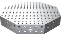 Octagonal welding table OCT INOX 1000×1000 mm - 1200x1200mm