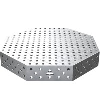 Octagonal welding table OCT INOX 1000×1000 mm - 1200x1200mm
