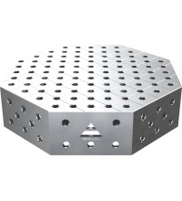 Aštuoniakampis suvirinimo stalas OCT INOX 1000×1000 mm - 800x800mm