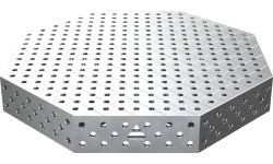 Aštuoniakampis suvirinimo stalas OCT INOX 1000×1000 mm - 1400x1400mm