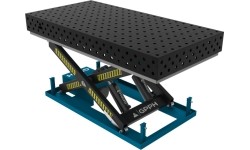 Suvirinimo stalas EXPERT 1500×1000 mm su hidrauline kėlimo sistema - 2000x1000mm - EXPERT