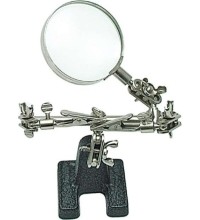 Helping hand with magnifying glass 62mm