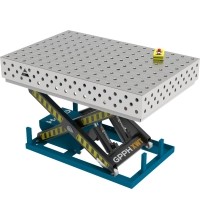 PRO INOX suvirinimo stalas 1500×1000 mm su hidrauline pakėlimo sistema - 1500x1000mm
