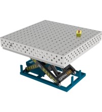 PRO INOX suvirinimo stalas 1500×1000 mm su hidrauline pakėlimo sistema - 1500x1480mm