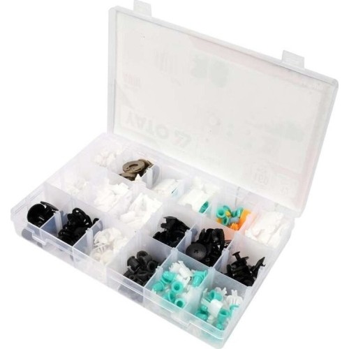 Plastic Push-Type Clip Assortment (160pcs) Audi