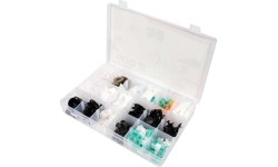 Plastic Push-Type Clip Assortment (160pcs) Audi