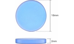 Apsauginis lęšis lazeriniui suvirinimui (2x18mm) 1vnt