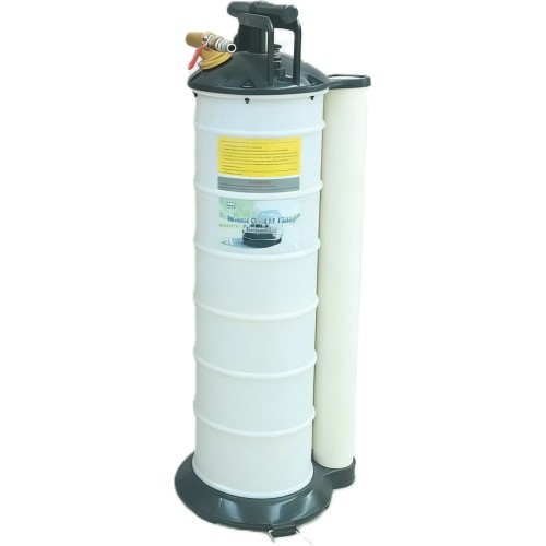 Vacuum oil & fluid extractor manual/air 7l