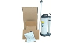 Vacuum oil & fluid extractor manual/air 9l