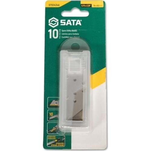 Folding knife spare utility blades 19x60mm 10pcs