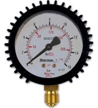 Pressure gauge ⌀ 63mm for TURBO Argon/CO₂ reducer (MIX) - Working 16 bar
