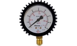 Slėgio matuoklis ⌀ 63 mm, skirtas TURBO argono/CO₂ reduktoriui (MIX) - Darbinis 16 barų