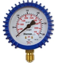 Pressure gauge ⌀ 63mm for TURBO Oxygen reducer - 315