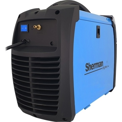 Inverterinio suvirinimo aparato Sherman DIGIMIG 205 LCD SYNERGIC KOMPLEKTAS  (aparatas + dujų balionas CO2 8L + reduktorius + v