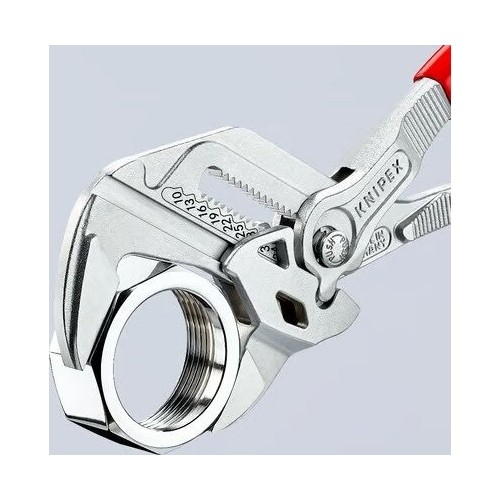 Santechninės replės-raktas KNIPEX su fiksavimu - L180mm