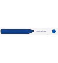 Kreidelė be etiketės, universalios, padangų žymėjimui, Ø12mm, 120mm - Mėlyna